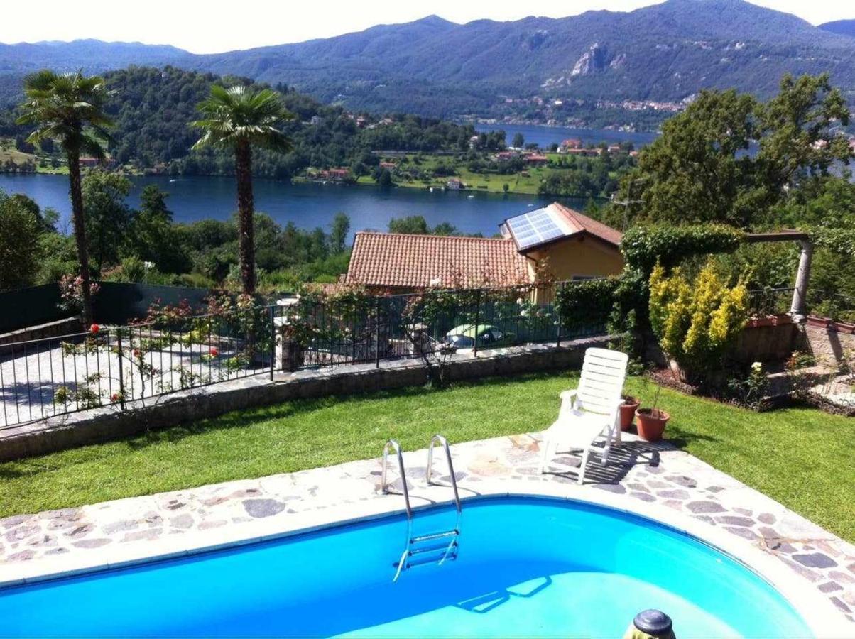 Domus Cusiana Complesso Vista Lago E Piscina Miasino Exterior photo